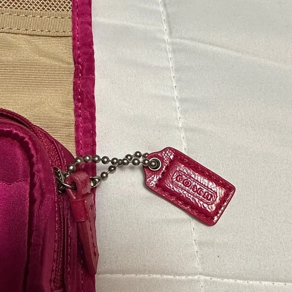 Coach Fuchsia Cosmetic Bag - Picture 7 of 7